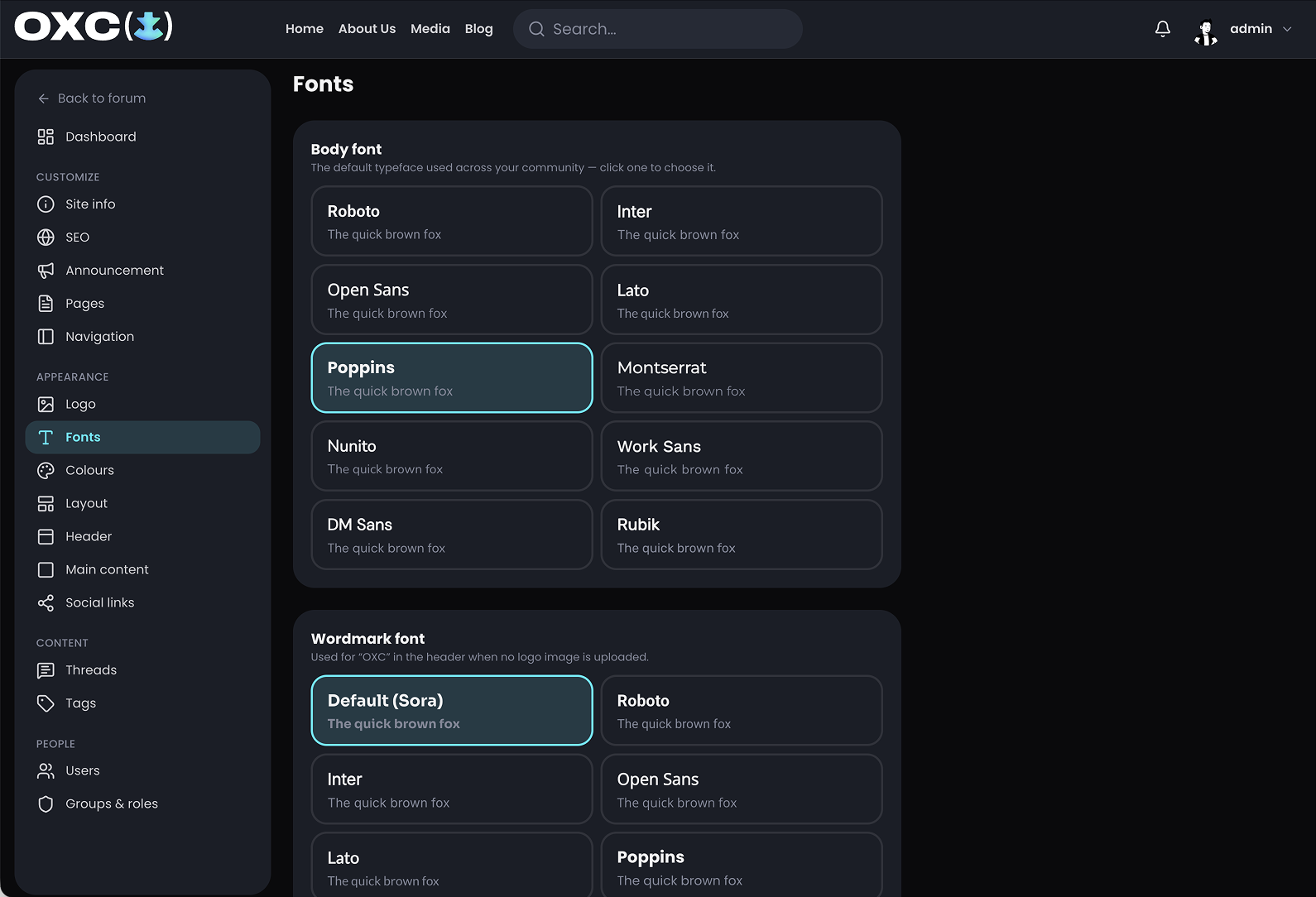 Customize your community