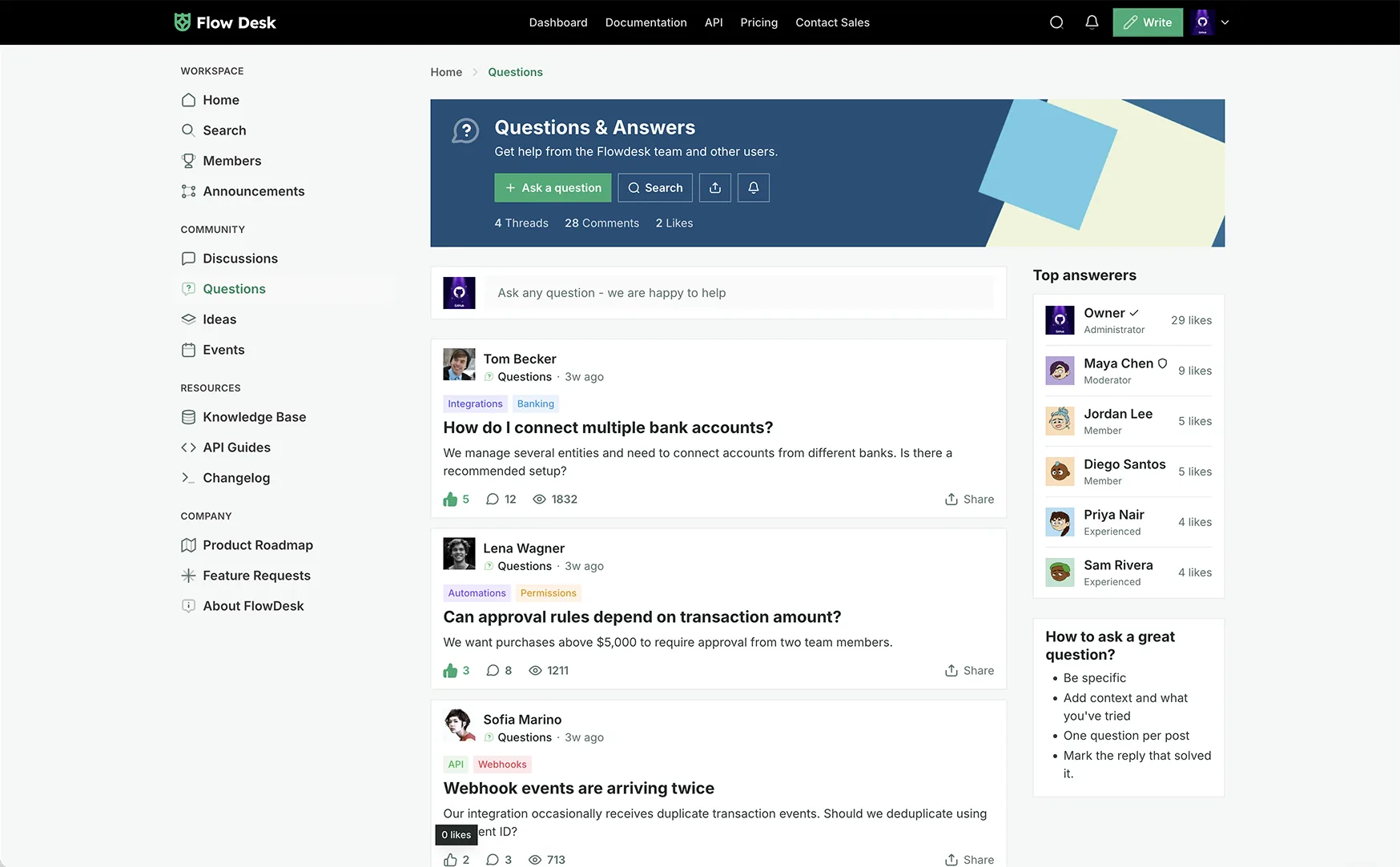 A community that looks like your product